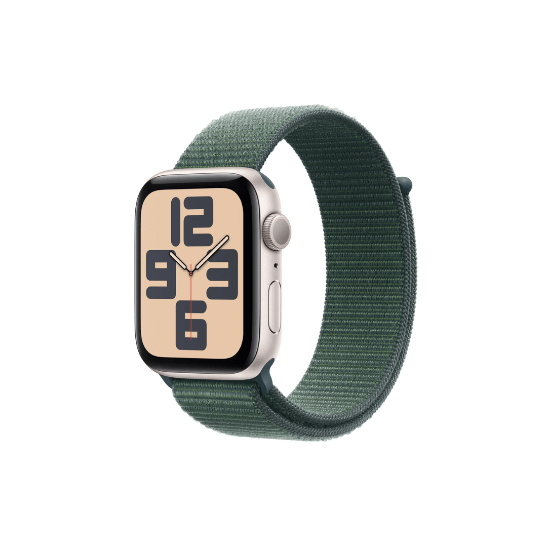 Apple Watch SE GPS 40mm - Starlight Green Sport Loop