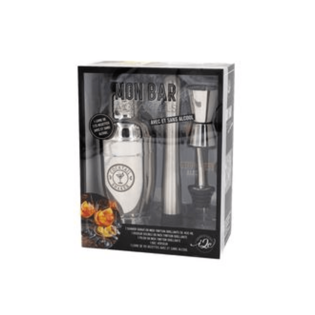 Coffret Mon Bar à cocktails - Avec shaker et accessoires