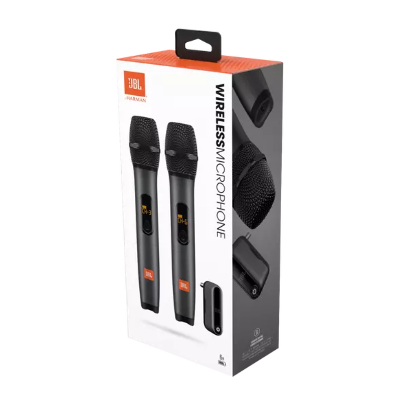 Pack de 2 Microphones sans fil - Noirs