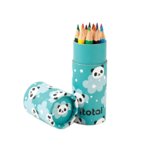 Boite de 12 crayons de couleur Panda