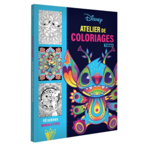Atelier de coloriages teens - 40 scènes mandala Stitch