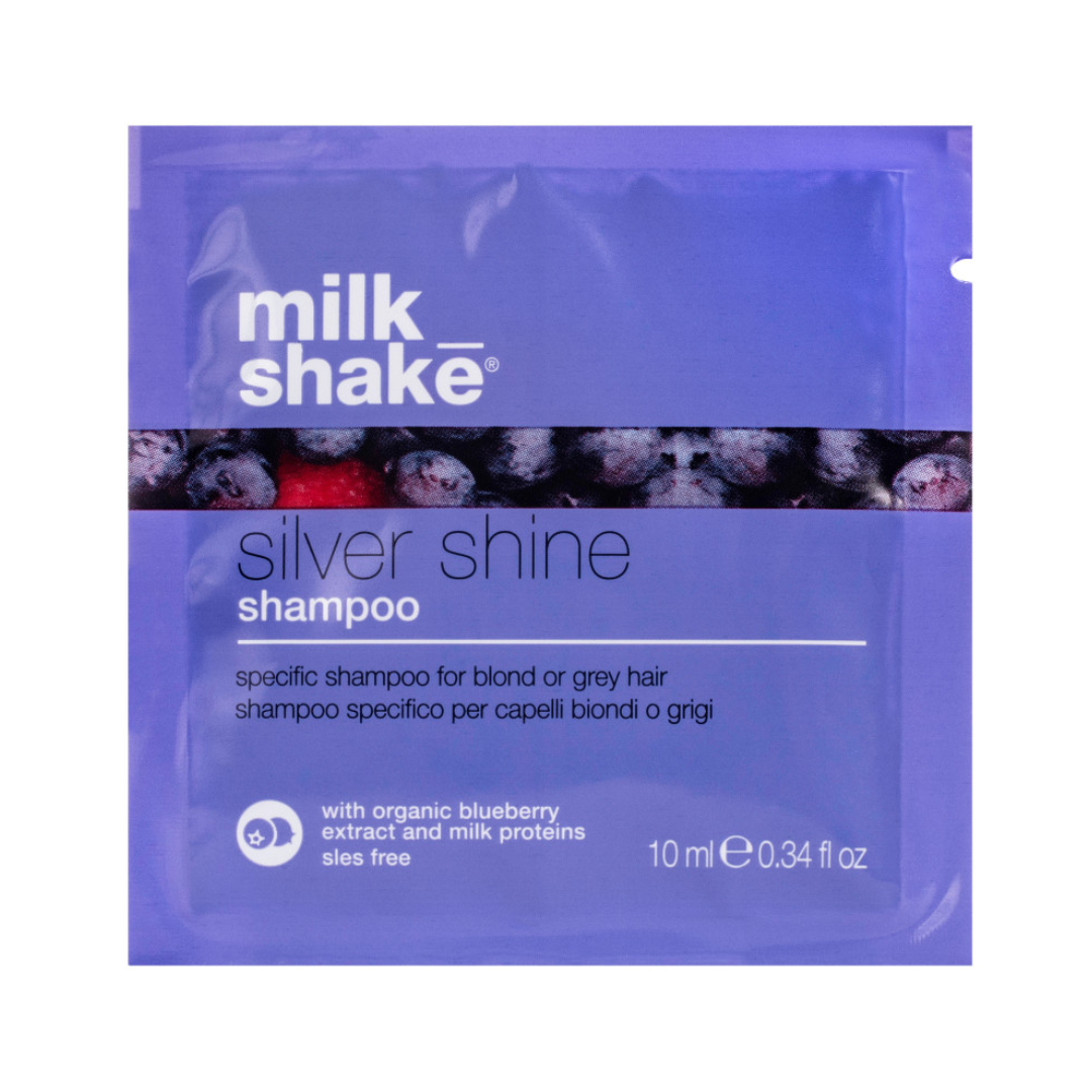 Shampoing Silver Shine pour cheveux gris et blonds 10 ml