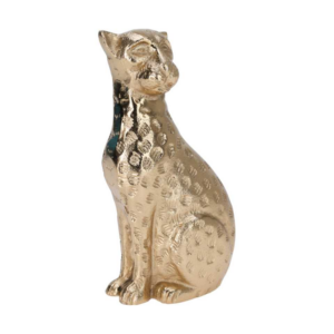 Statuette dorée Léopard