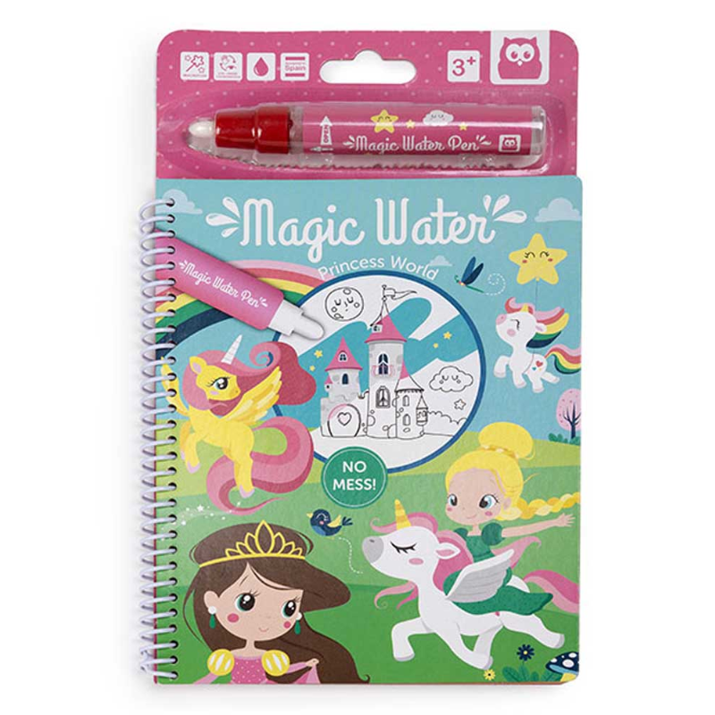 Livre de dessin Magic Water - Princess World