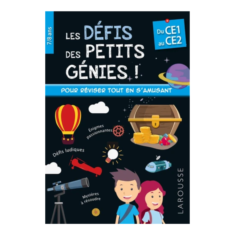 Cahier de vacances - Les défis des Petits Génies du CE1 au CE2