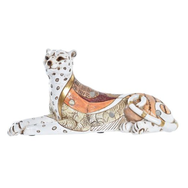 Figurine Décorative Léopard Colonial