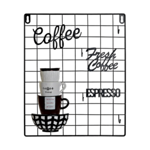 Déco murale coffee en métal