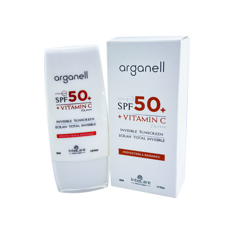 Écran Solaire SPF50+ – Vitamine C & Huile d’Argan