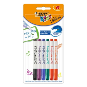 Pack de 6 feutres Kids Mini Velleda