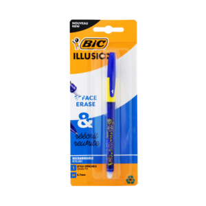 Stylo gel effaceur Illusion - Bleu