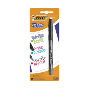 Stylo gel effaceur Gel-ocity Illusion - Noir