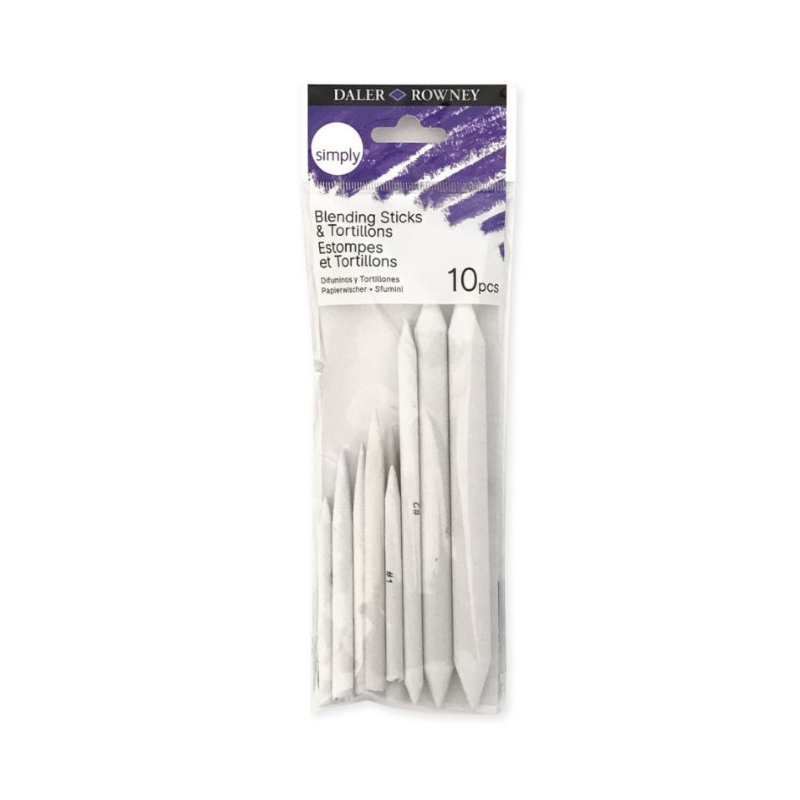Set d'Estompes et Tortillons Simply - 10 pièces