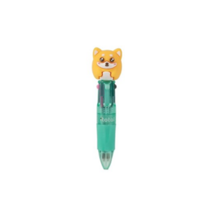 Mini Stylo à bille 4 couleurs Shiba