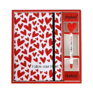 Carnet A5 + 1 Stylo Follow your heart