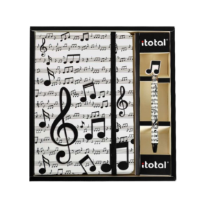 Carnet A5 + 1 Stylo Music