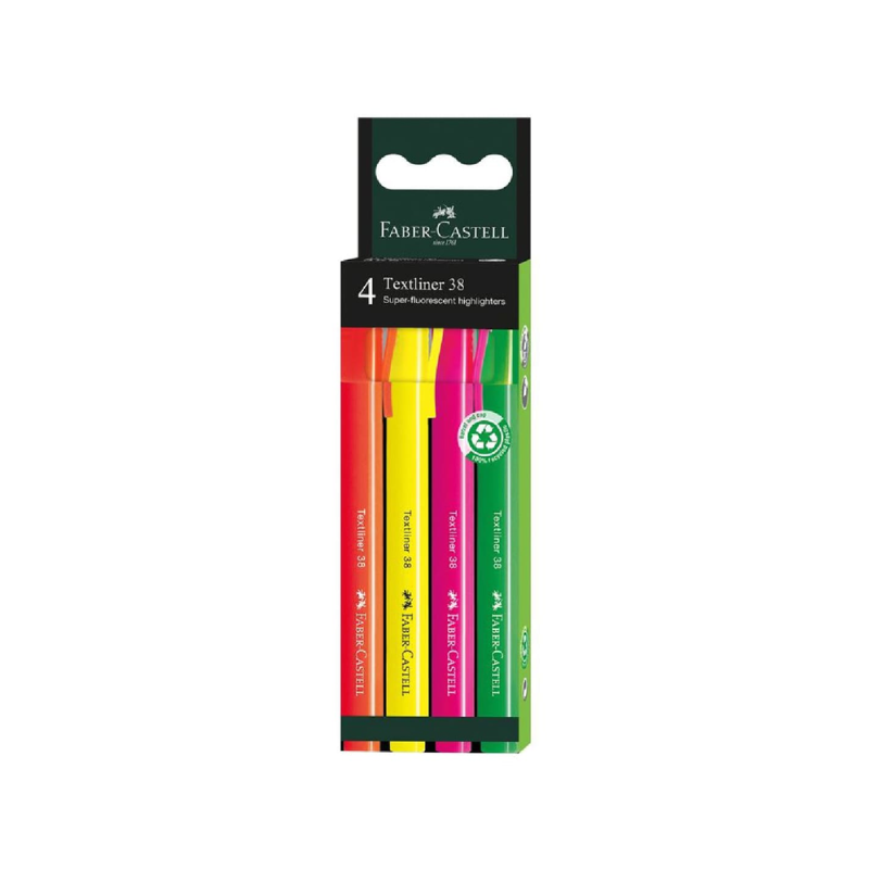 Set de 4 surligneurs 38