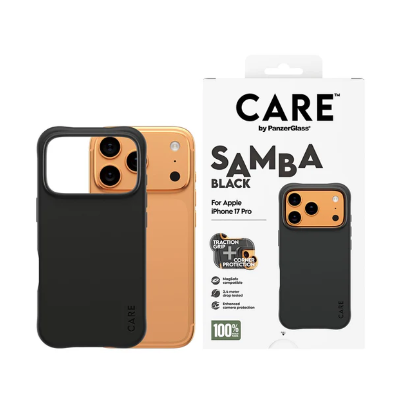 Coque Care Samba avec Magsafe pour iPhone 17 Pro - Noire