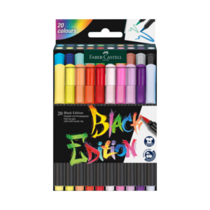 Set de 20 feutres de coloriage Black Edition
