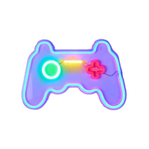 Lampe Led Effet Néon Manette 41cm Multicolore