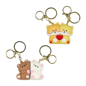 Porte-clés Câlin Duo Kawaii