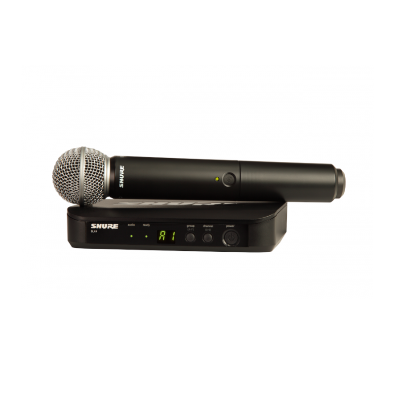Microphone BLX24/SM58 H8E - Noir
