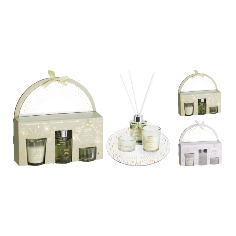 Coffret Diffuseur + 2 Bougies parfumées