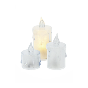 Set de 3 Bougies Led