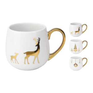 Tasse en porcelaine Noël 375 ml