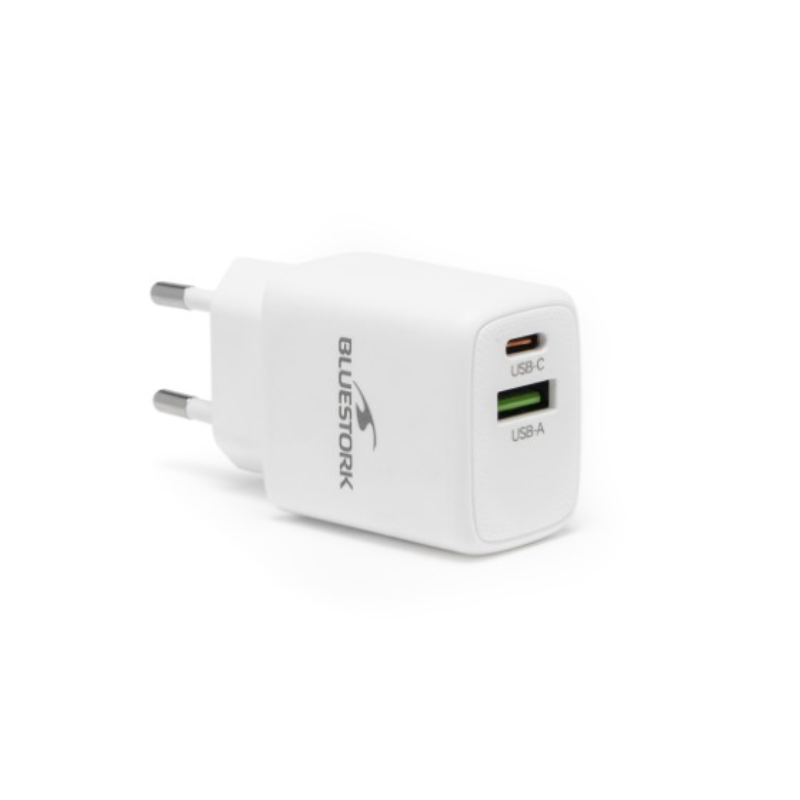 Chargeur USB 2 ports 30W - Blanc