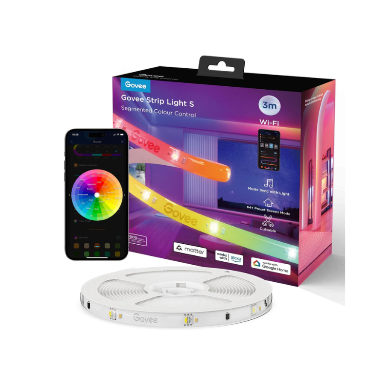 Bande LED Strip Light RGBIC Wi-Fi avec BT 3m