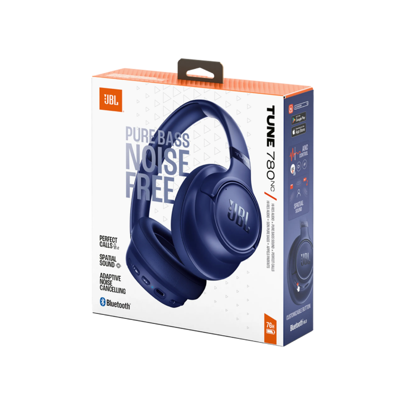 Casque sans fil Tune 780NC avec réduction active du bruit – Bleu