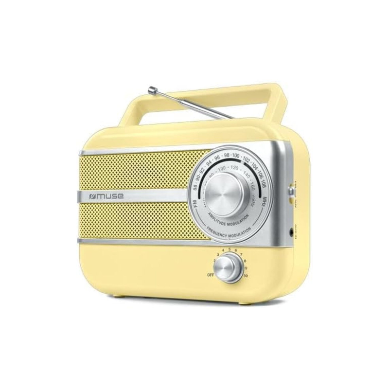 Radio portable Vintage M056SC- Jaune