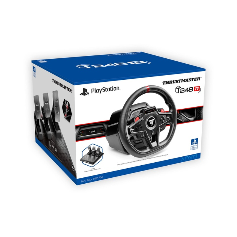 Volant Gaming T248R + Pédalier T3PM pour PC, PS4 et PS5