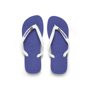 Tongs Brasil Logo Taille 45/46 - Bleu Marine