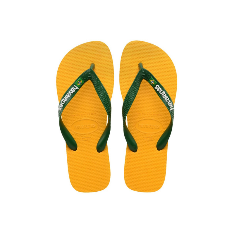 Tongs Brasil Logo Pop Taille 41/42 - Yellow