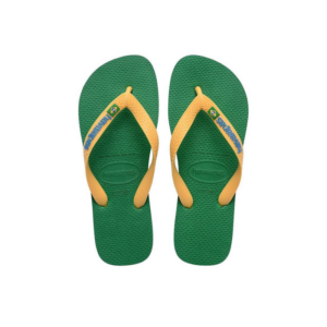 Tongs Brasil Logo Taille 43/44 - Green/Yellow