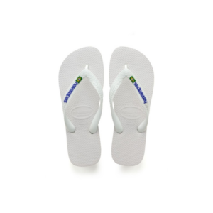 Tongs Brasil Logo Taille 45/46 - White