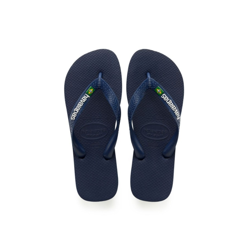 Tongs Brasil Logo Taille 45/46 - Navy Blue