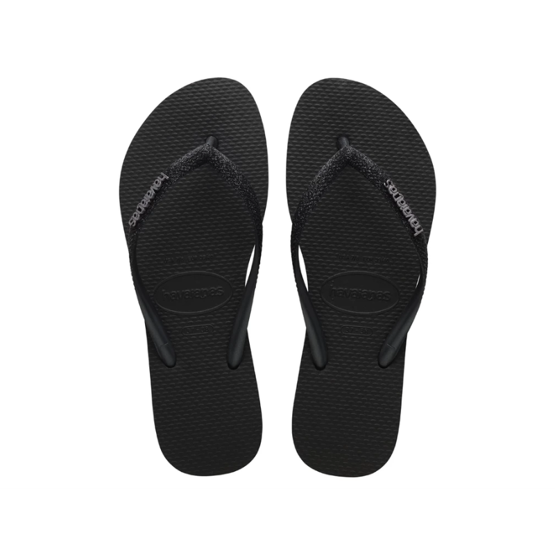 Tongs Slim Glitter II Taille 35/36 - Black