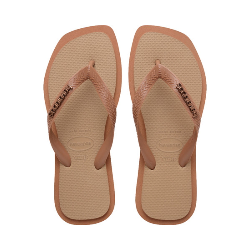 Tongs Top Square Fusion Taille 39/40 - Rose Gold