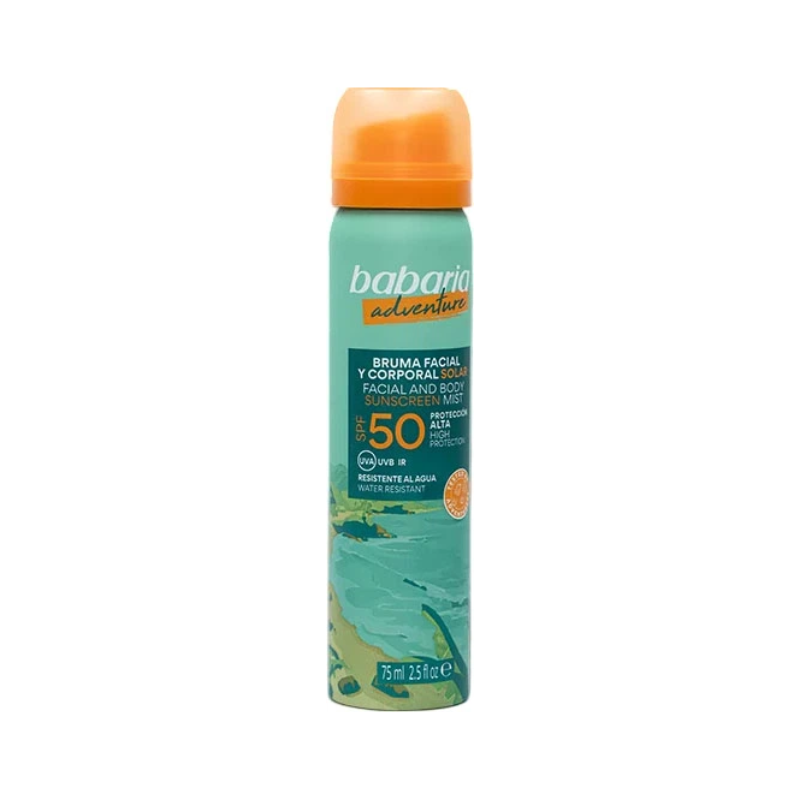 Brume Solaire Adventure SPF50 pour Visage et Corps 75ml