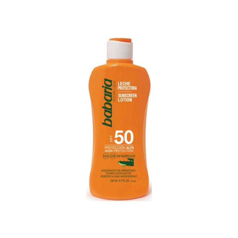 Crème solaire à l'aloe vera SPF50 200ml