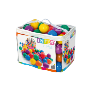 Sac de 100 balles Fun multicolores 8 cm