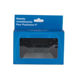 Manette reconditionnée pour PS5 - Noire