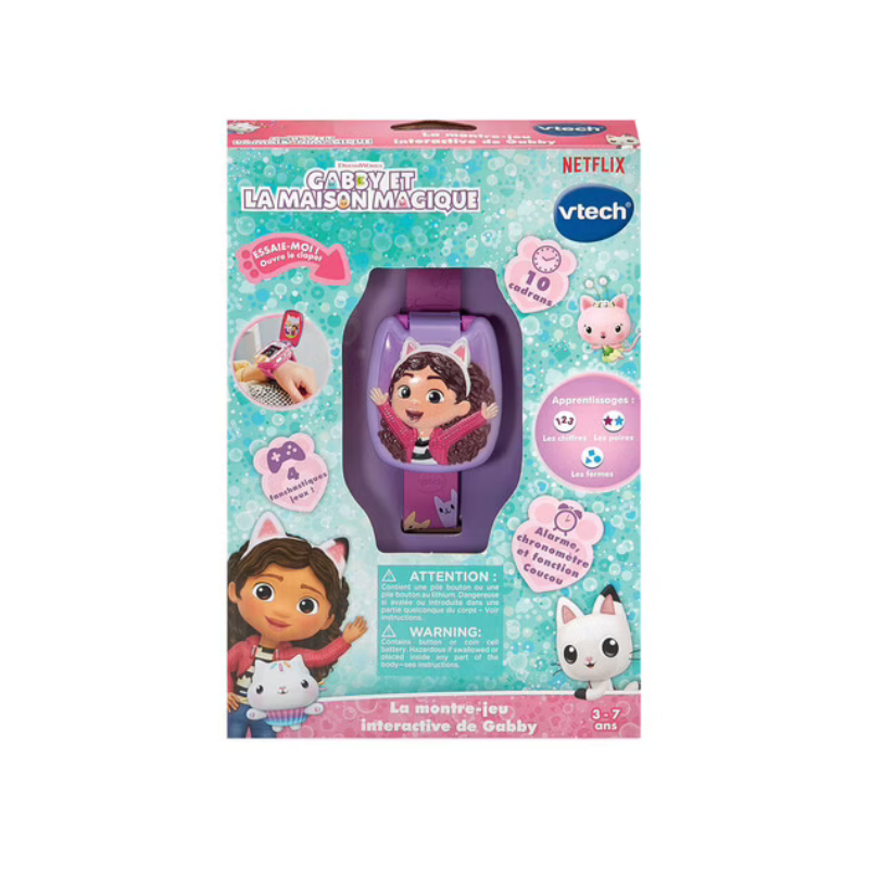 Montre-jeu interactive de Gabby