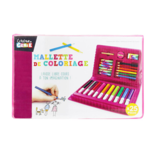 Malette de coloriage - 25 pièces