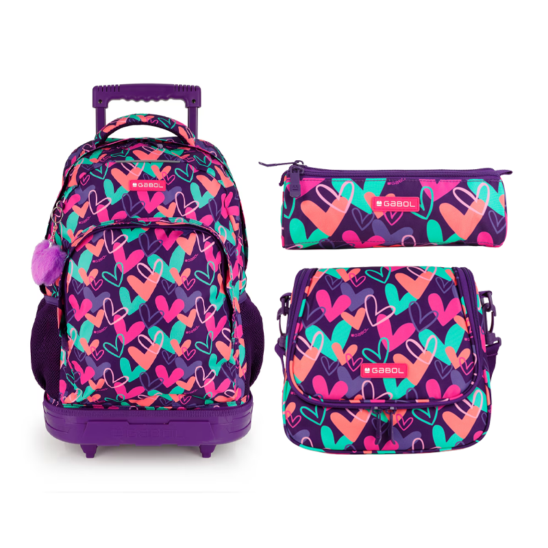 Pack Rentrée Scolaire Kokoro - Cartable + Sac à lunch + Trousse