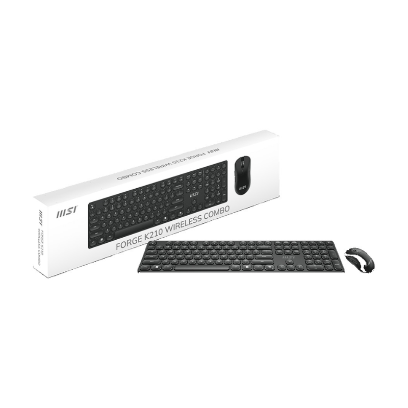 Ensemble Clavier et Souris Sans Fil Forge K210 W Combo FR