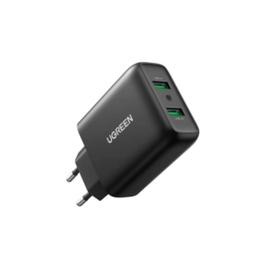 Chargeur Secteur USB 2 Ports 18W Quick Charge 3.0